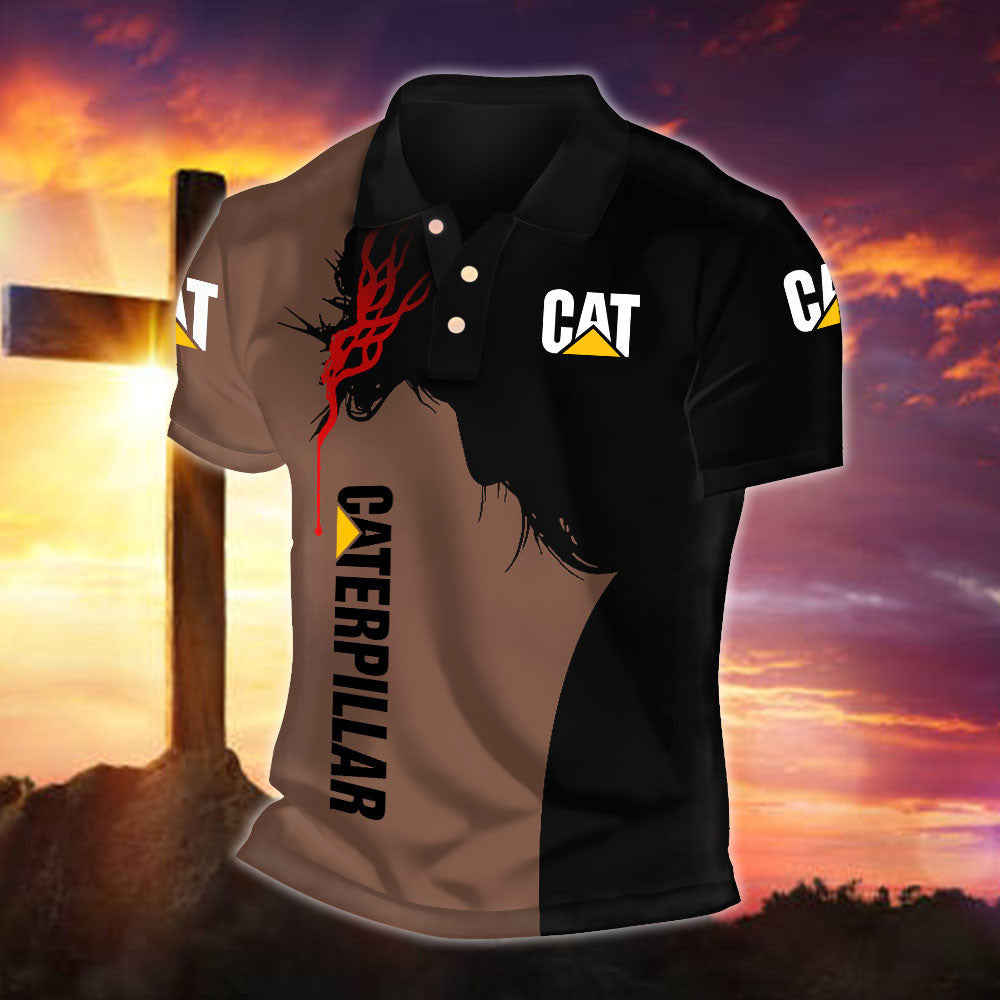 CAT WINA30159 Fueled by Faith Polo Shirt