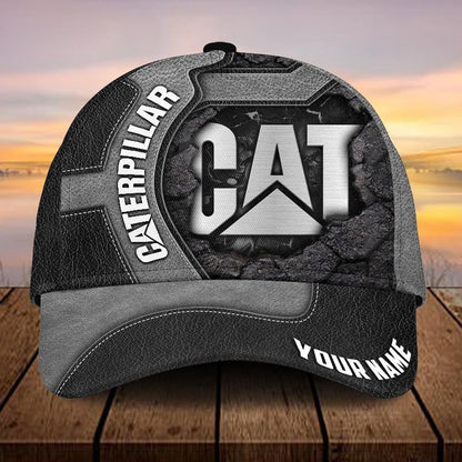 Custom Name CAT Baseball Cap