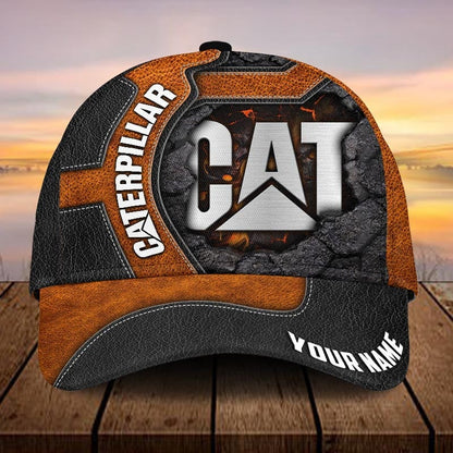 Custom Name CAT Baseball Cap