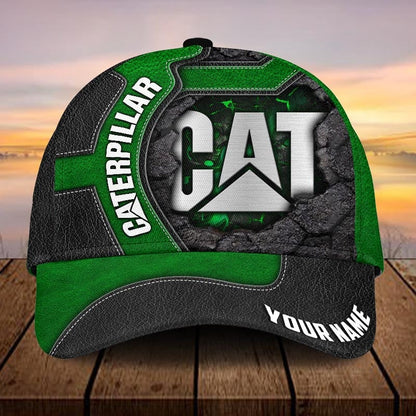 Custom Name CAT Baseball Cap