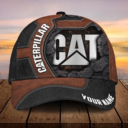 Custom Name CAT Baseball Cap