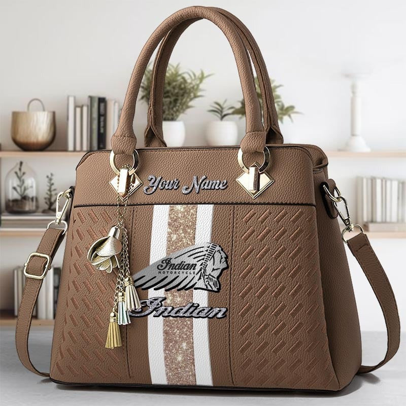 Custom Name IM Zip Handbag Multicolor