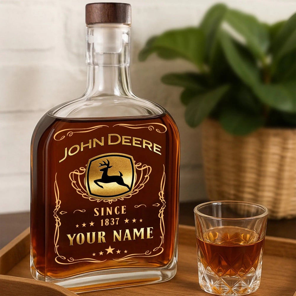 Custom Name JD Whiskey Bottle