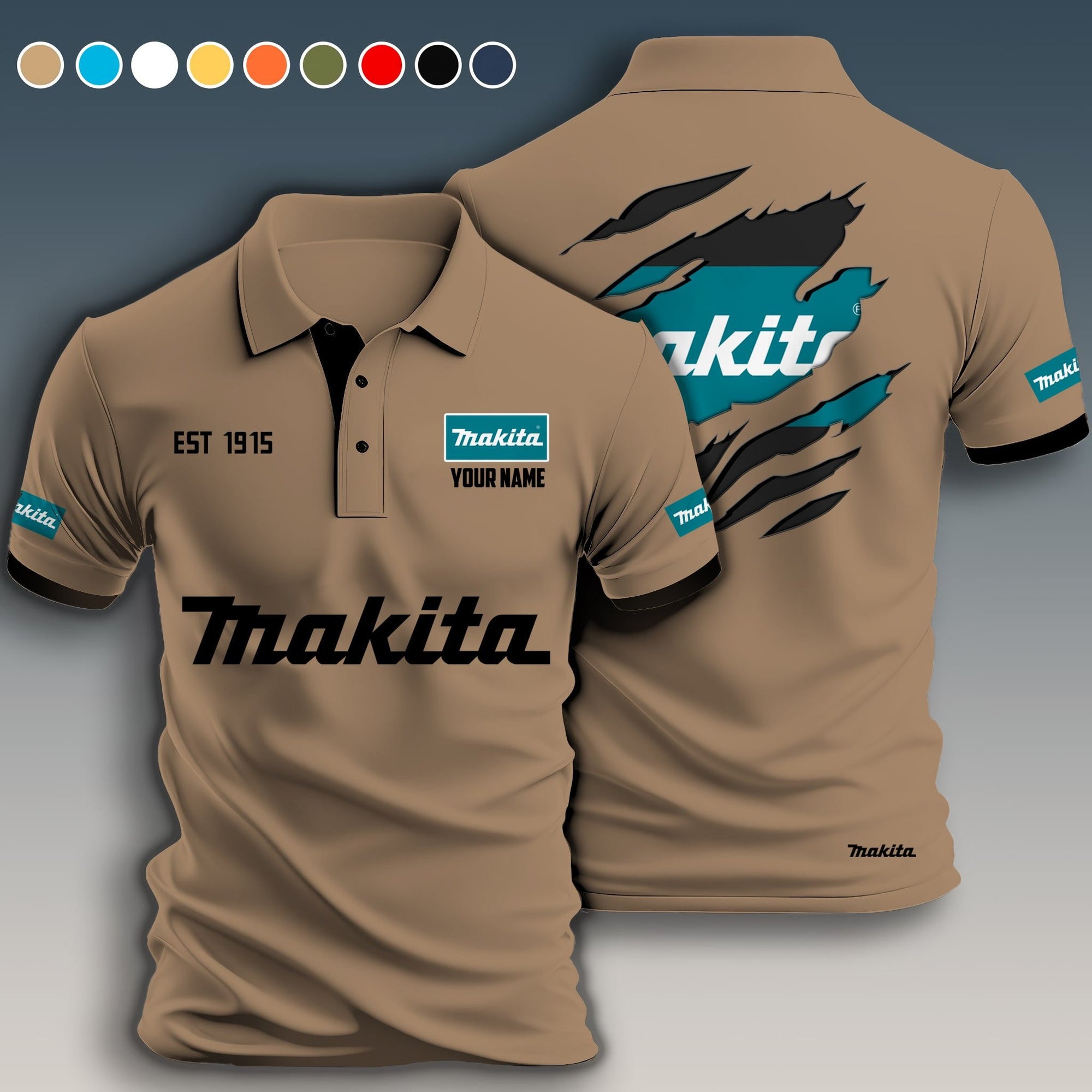 Personalized MKT Limited Edition 3D Polo Shirts