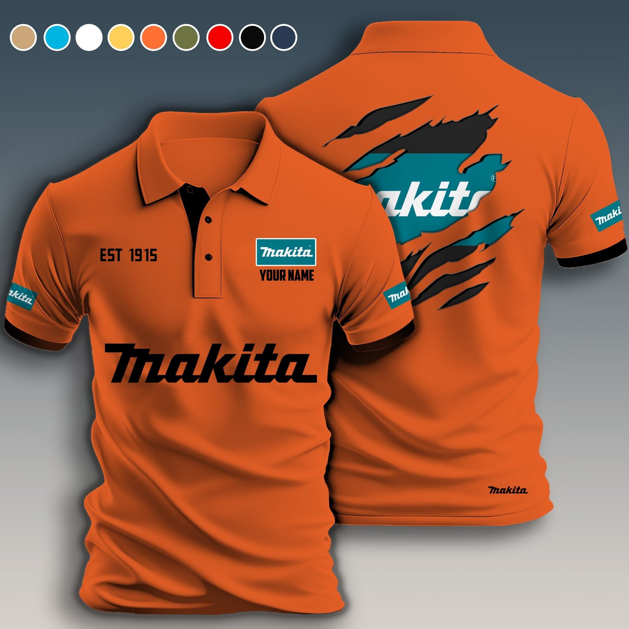 Personalized MKT Limited Edition 3D Polo Shirts