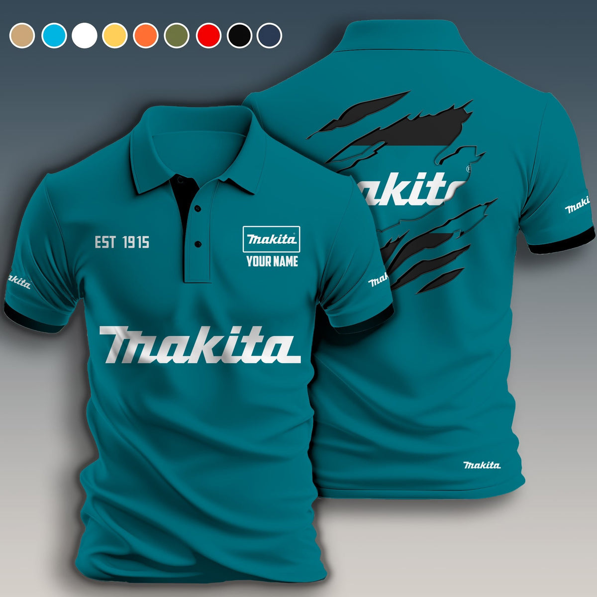 Personalized MKT Limited Edition 3D Polo Shirts