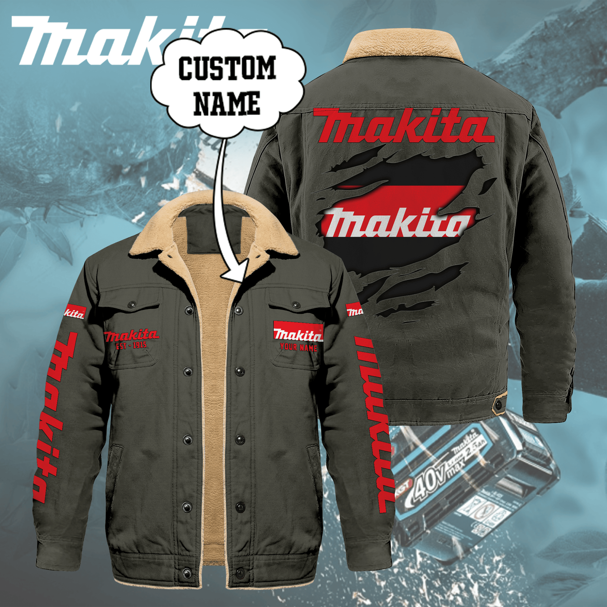 MKT Limited Edition Fleece Cotton Jacket CR251137