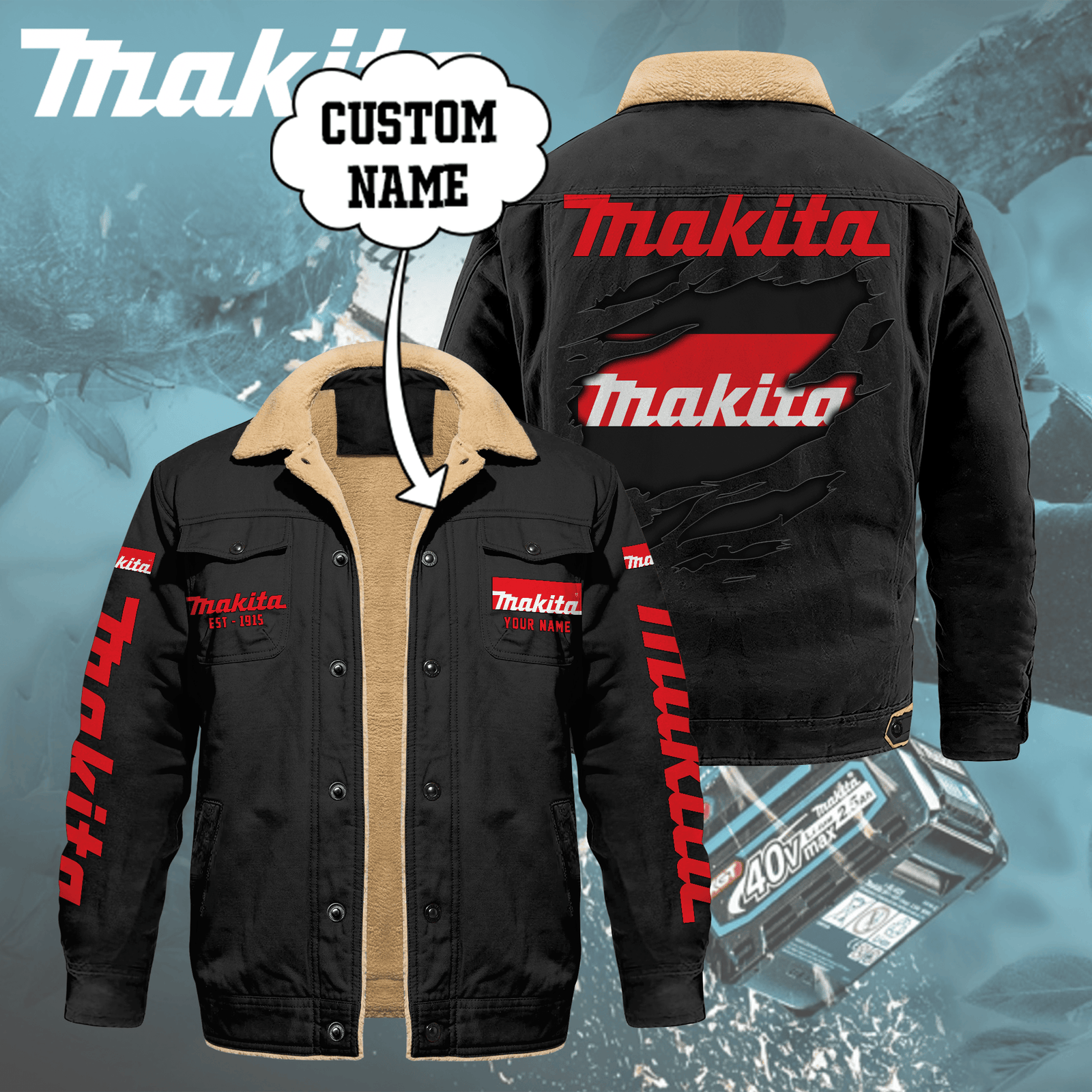MKT Limited Edition Fleece Cotton Jacket CR251137