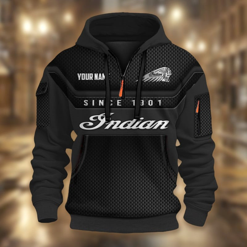 Custom Name IM 3D Quarter Zip Hoodie CR251154