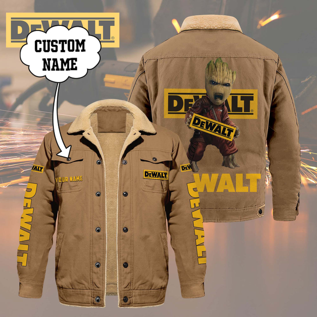 DW Limited Edition Fleece Cotton Jacket THAOVTT1165