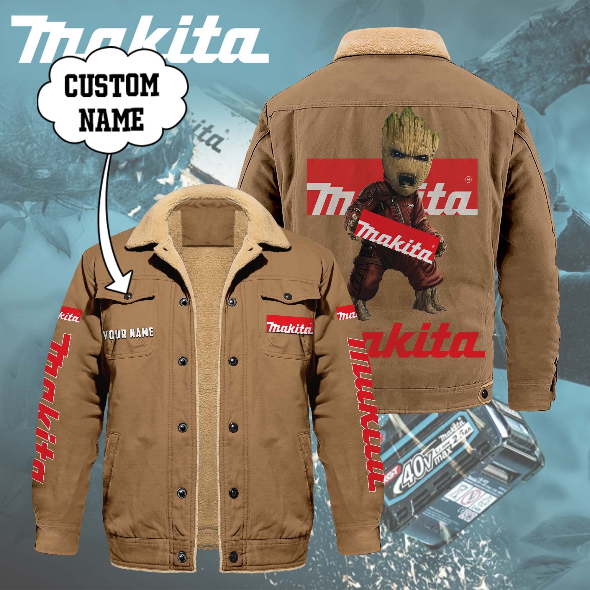 MKT Limited Edition Fleece Cotton Jacket THAOVTT1165