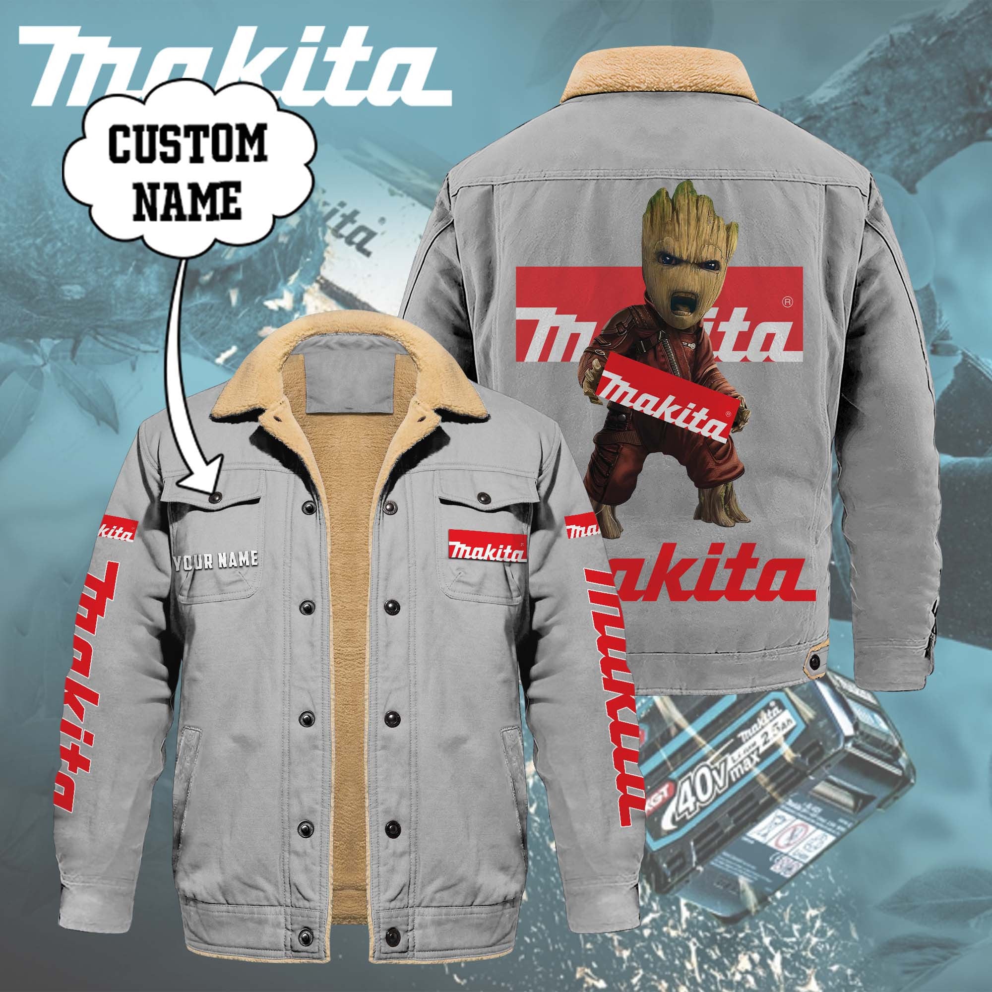 MKT Limited Edition Fleece Cotton Jacket THAOVTT1165