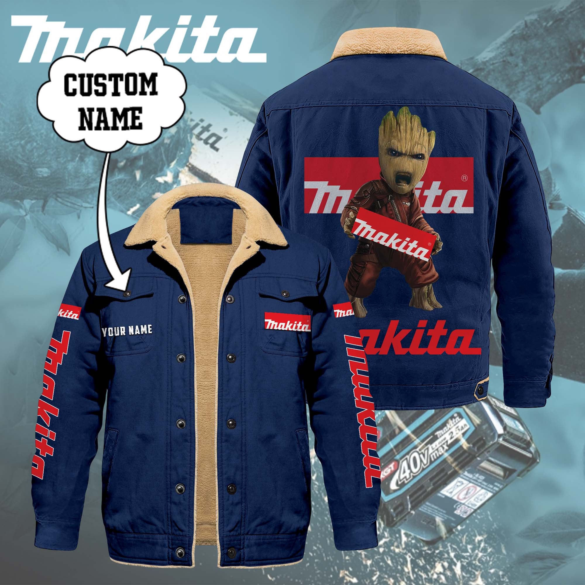 MKT Limited Edition Fleece Cotton Jacket THAOVTT1165