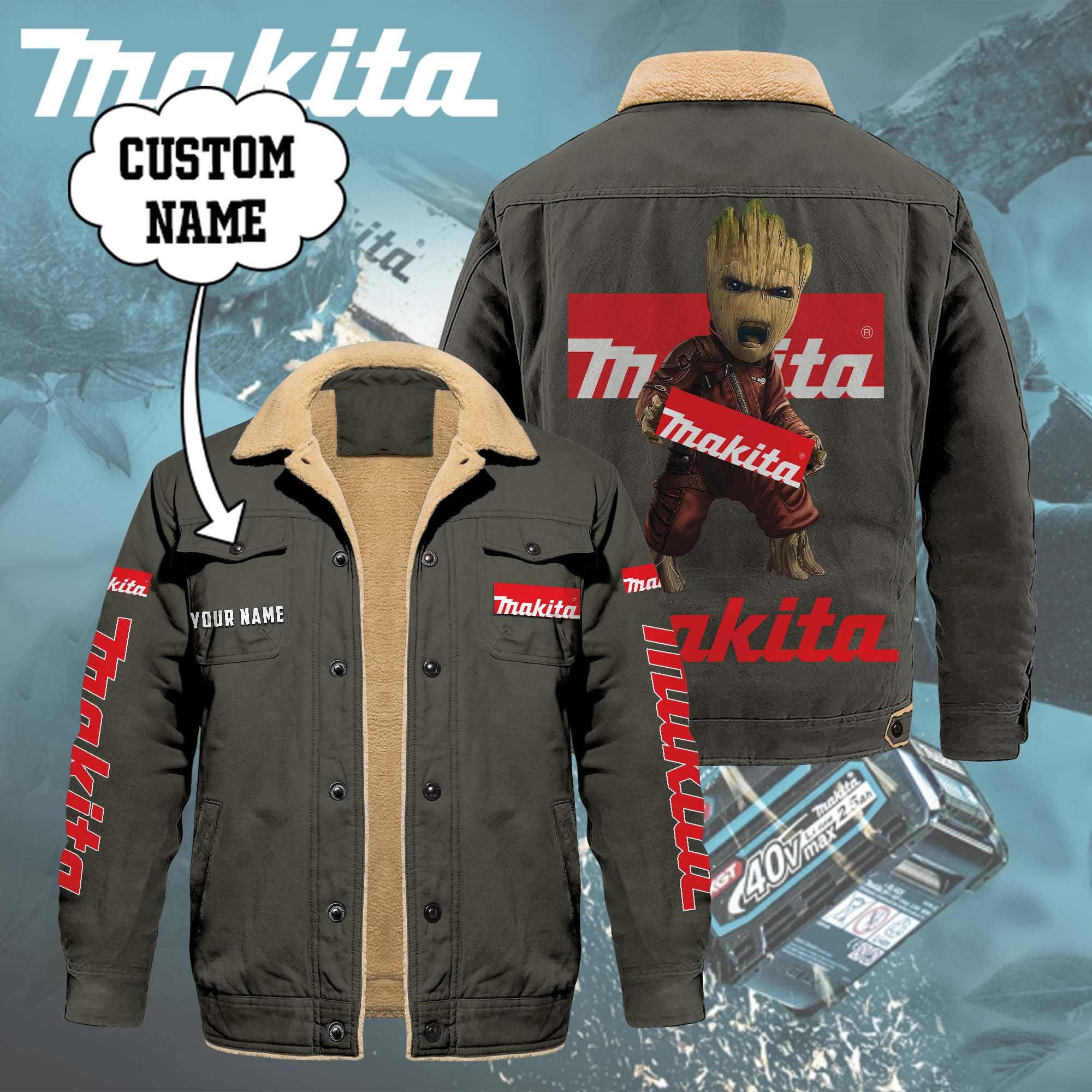 MKT Limited Edition Fleece Cotton Jacket THAOVTT1165