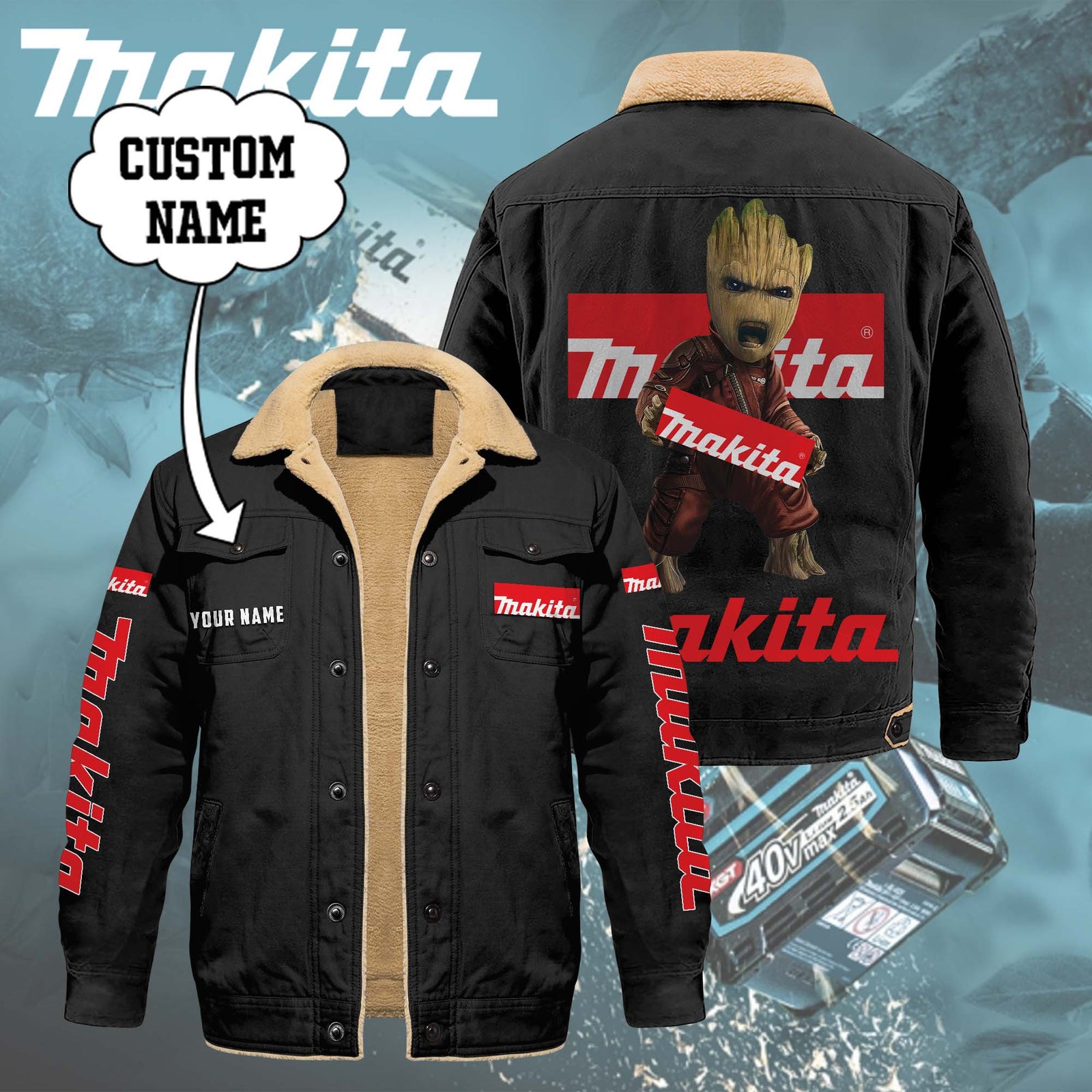 MKT Limited Edition Fleece Cotton Jacket THAOVTT1165