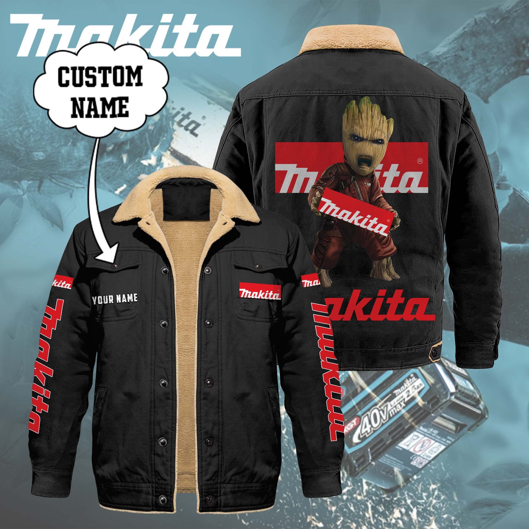 MKT Limited Edition Fleece Cotton Jacket THAOVTT1165