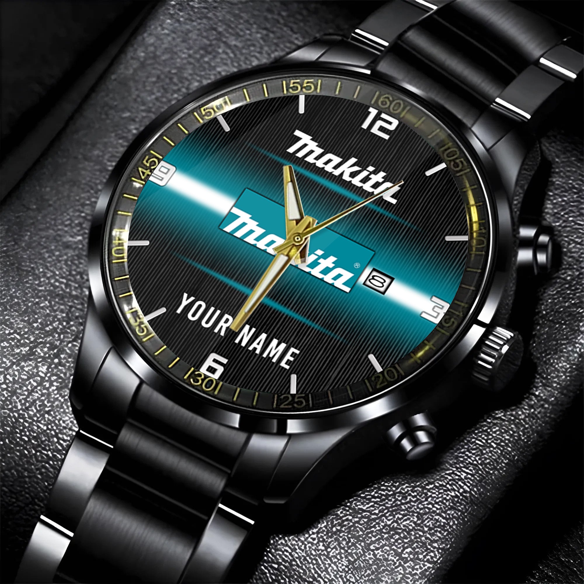 MKT New Personalized Black Hand Watch for fan-Limited Edition YVT0488