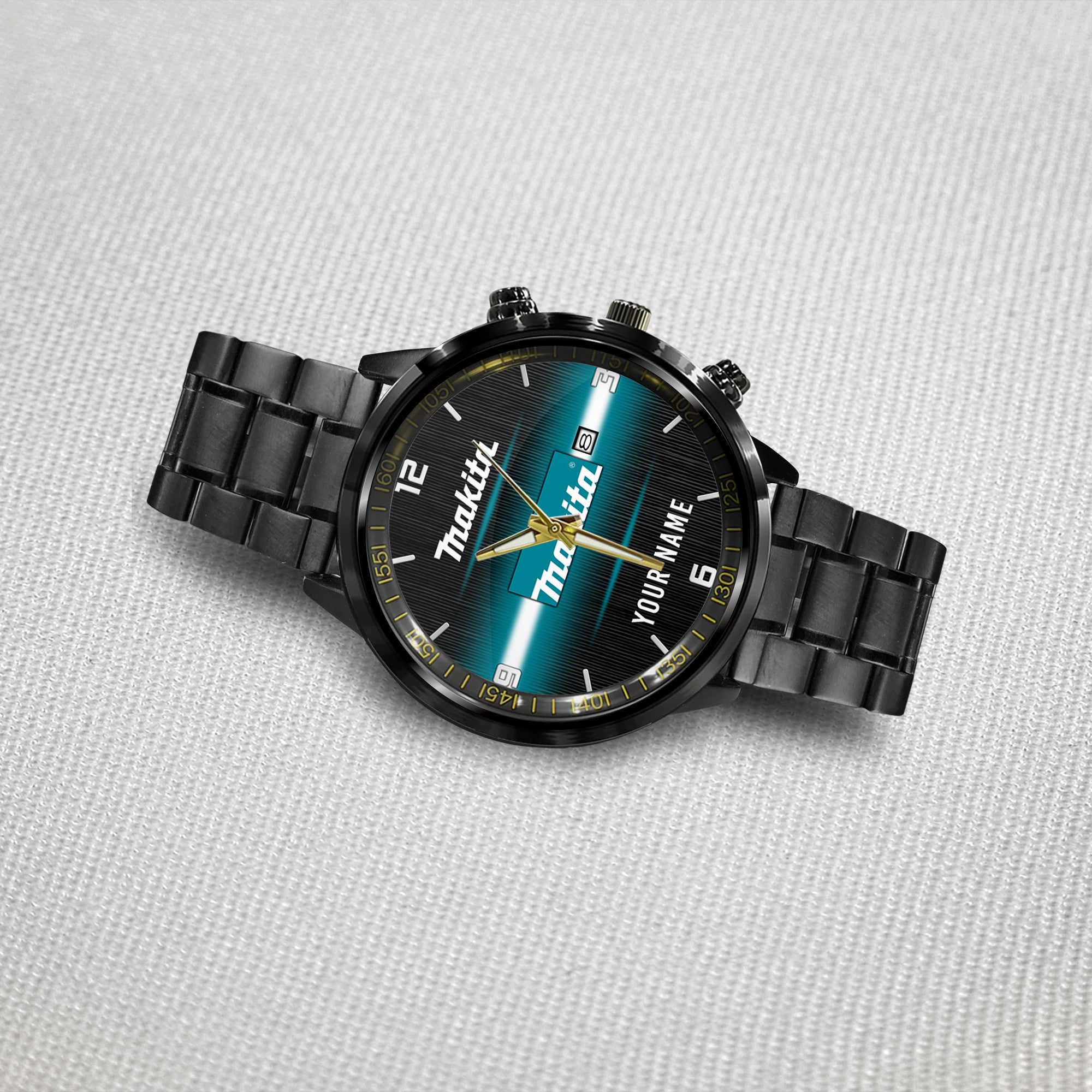 MKT New Personalized Black Hand Watch for fan-Limited Edition YVT0488