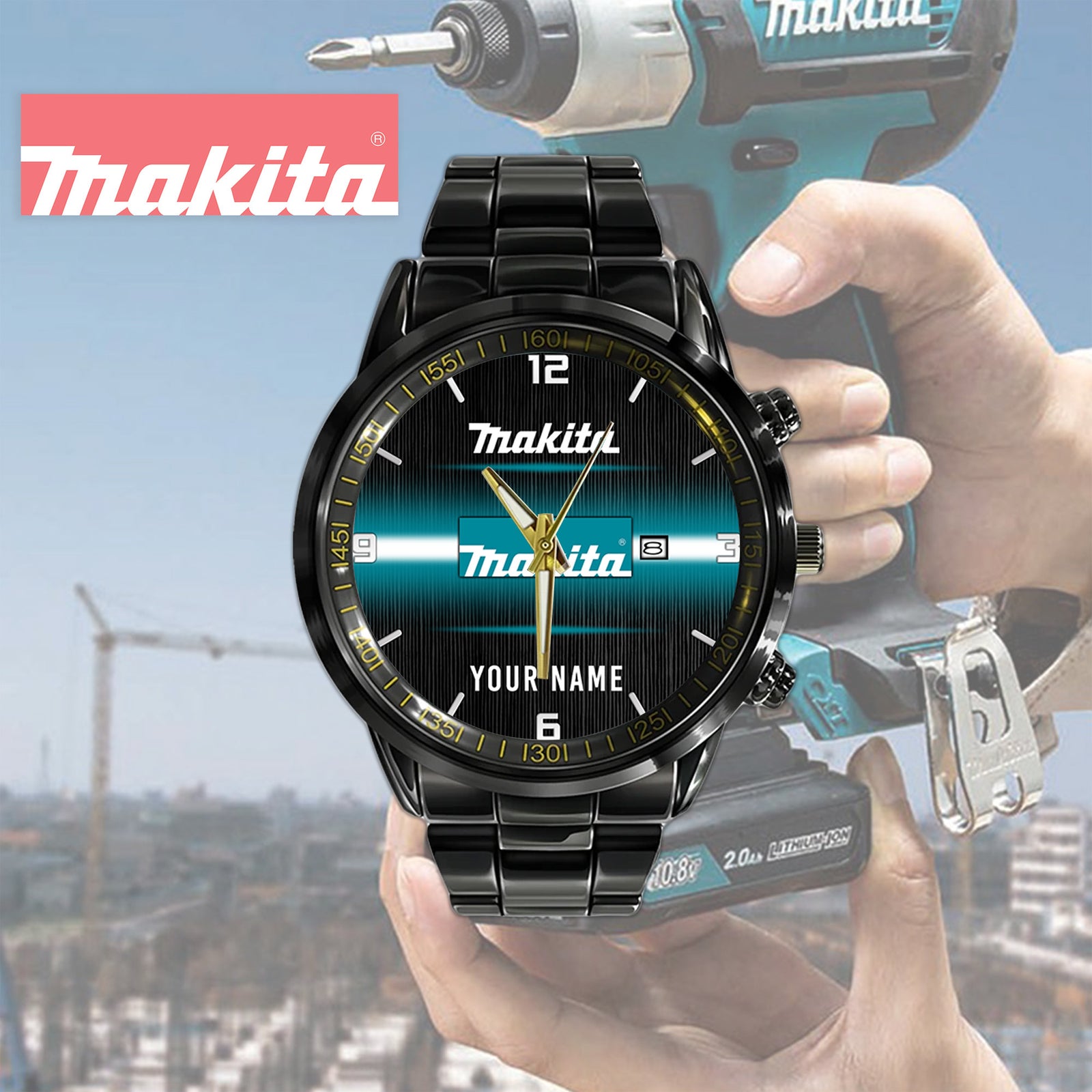 MKT New Personalized Black Hand Watch for fan-Limited Edition YVT0488