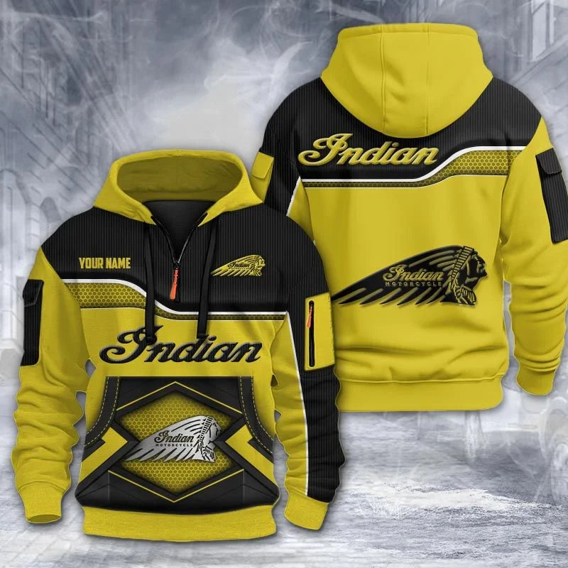 Custom Name IM 3D Quarter Zip Hoodie CR260301