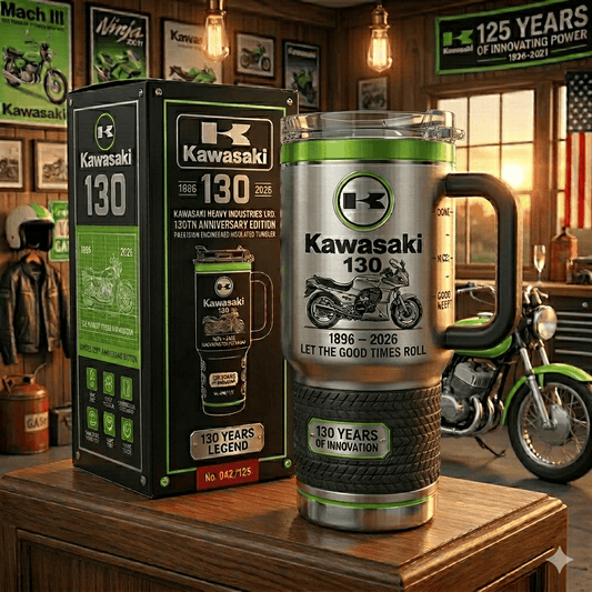 KAWA Tumbler with Handle and Straw