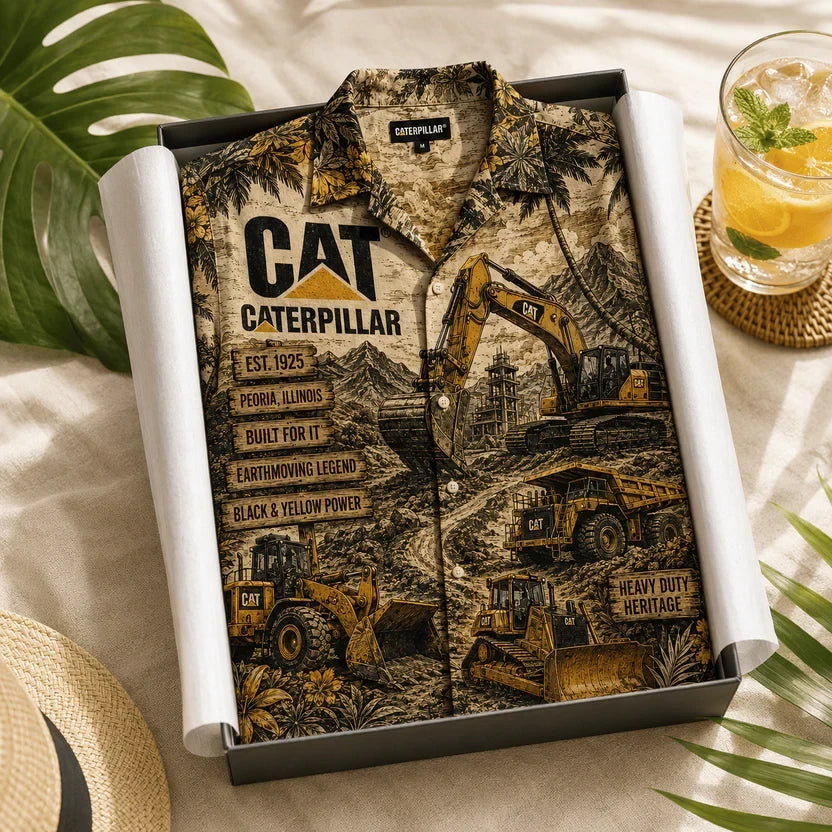 CAT Limited Edition Hawaiian Short Sleeve Shirt