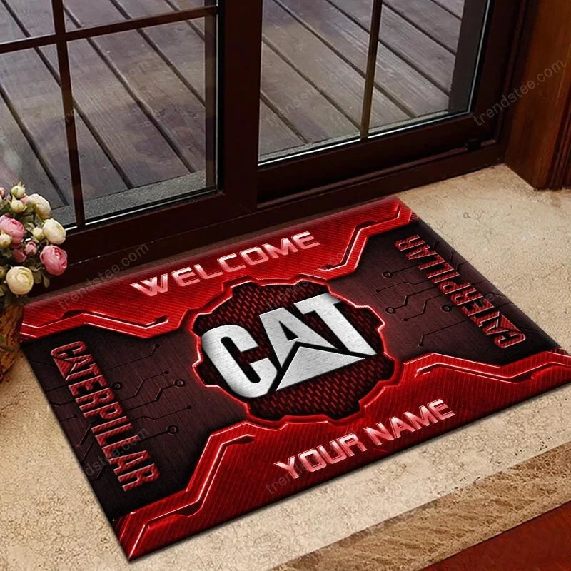Custom Name CAT Doormat