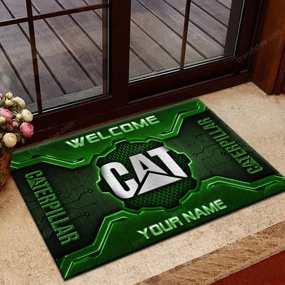 Custom Name CAT Doormat