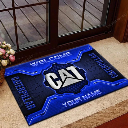 Custom Name CAT Doormat