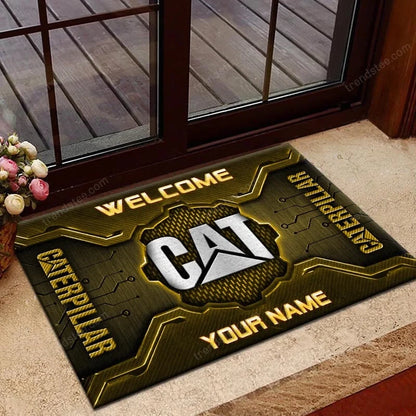 Custom Name CAT Doormat