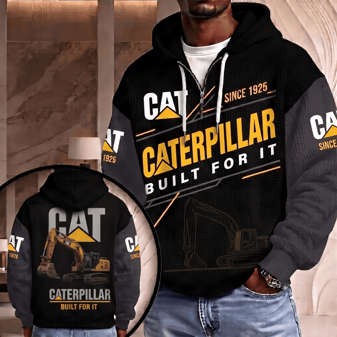 CAT Limited Edition Waffle Hoodie