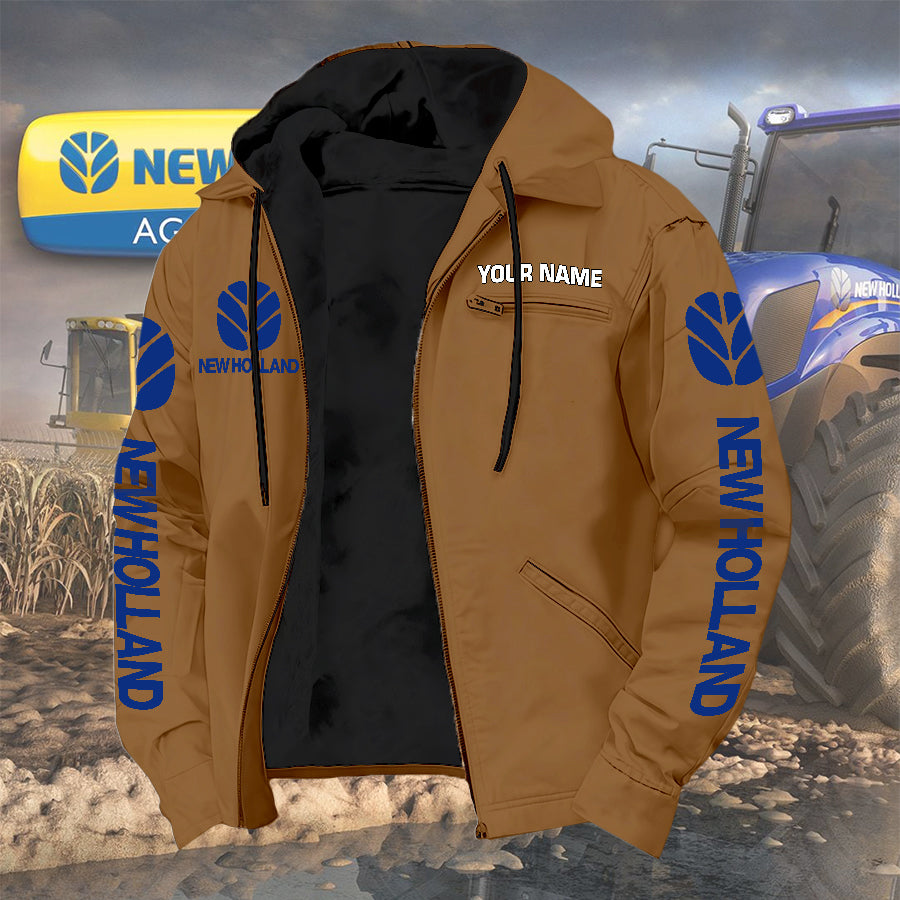 Personalized NH Left Chest Zipper Pocket Jacket