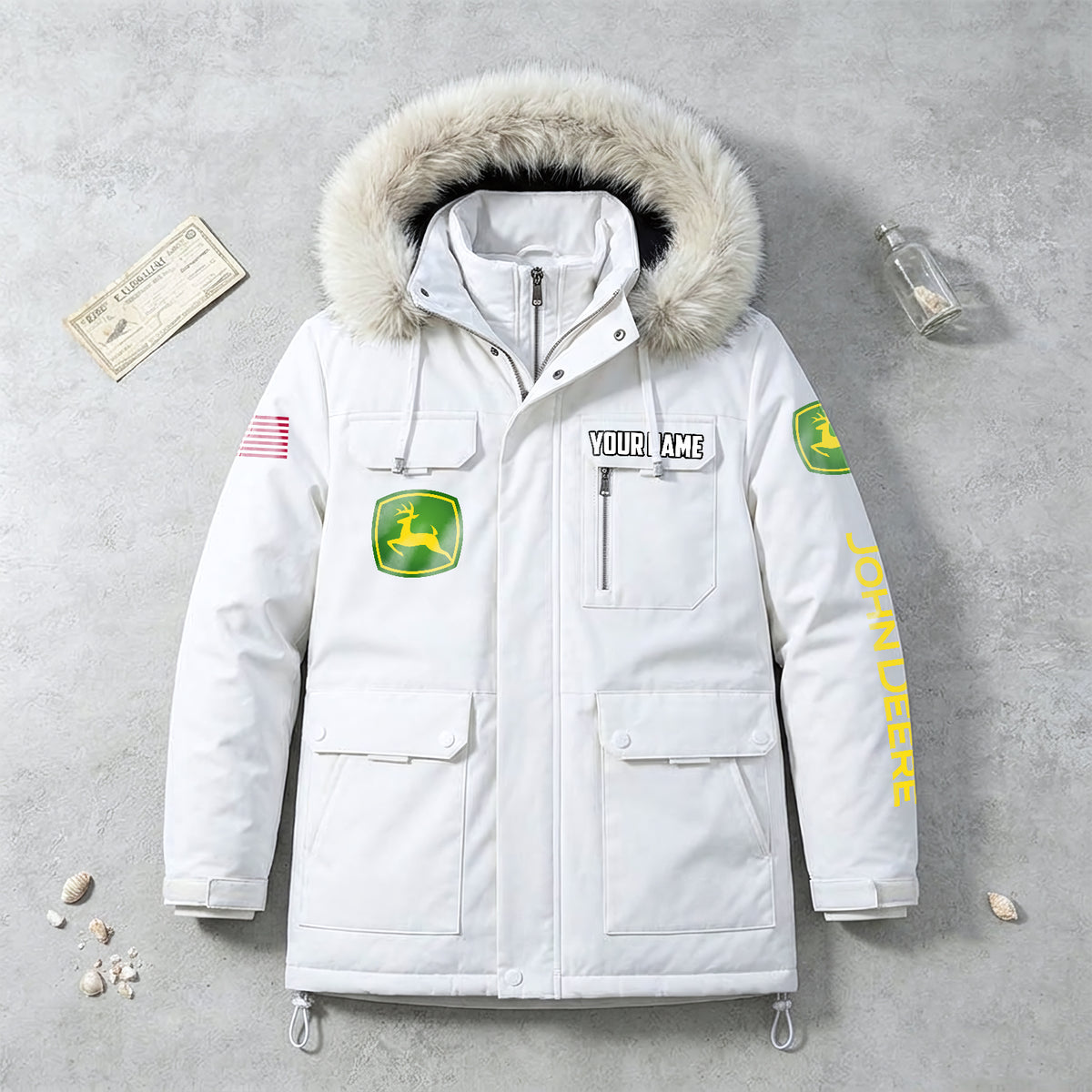 Personalized JD Padded Winter Jacket QUY5608