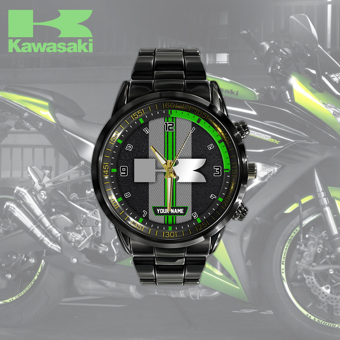 KAWA New Personalized Black Hand Watch for fan-Limited Edition YVT0487