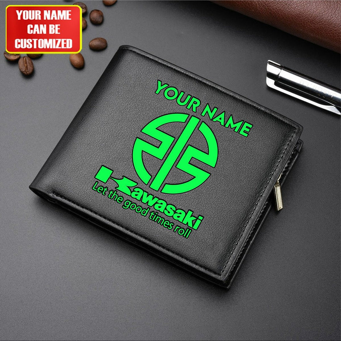 KAWA Personalized Leather Wallet For Fans – Limited Edition CR030608 YVT0053