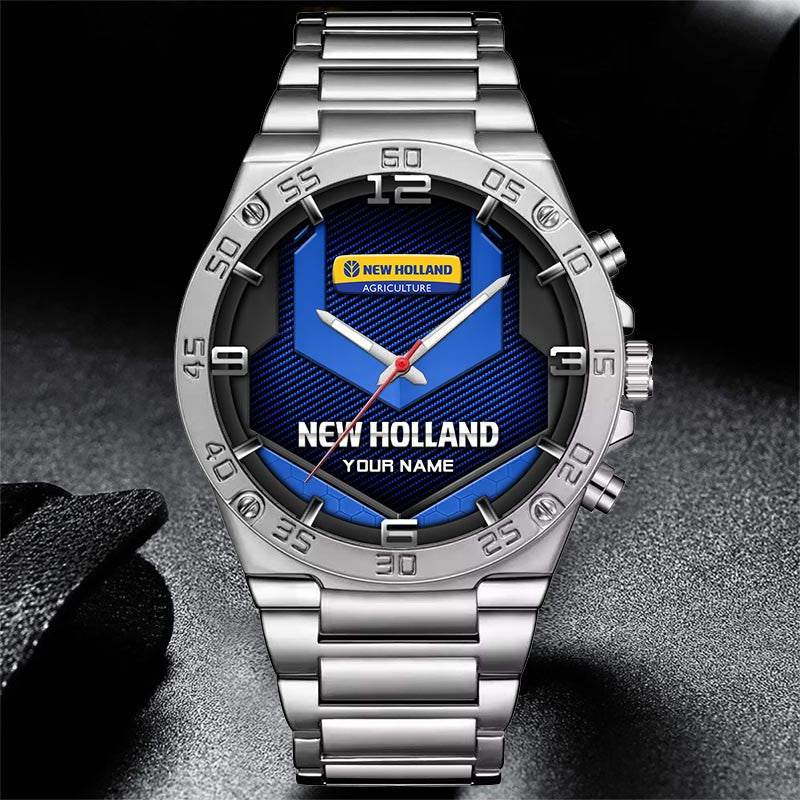 Custom Name NH NNHZ2785 Multicolor Steel Watch