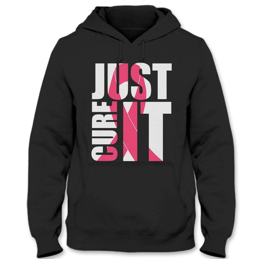 Breast Cancer Warrior Awareness Shirt, Just Cure It, Pink Ribbon YVT0986