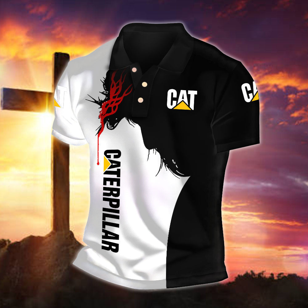 CAT WINA30159 Fueled by Faith Polo Shirt