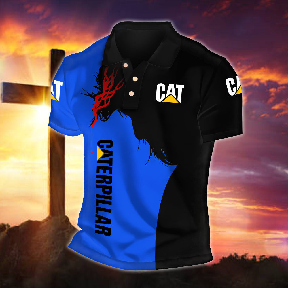 CAT WINA30159 Fueled by Faith Polo Shirt