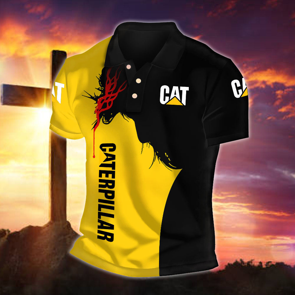 CAT WINA30159 Fueled by Faith Polo Shirt