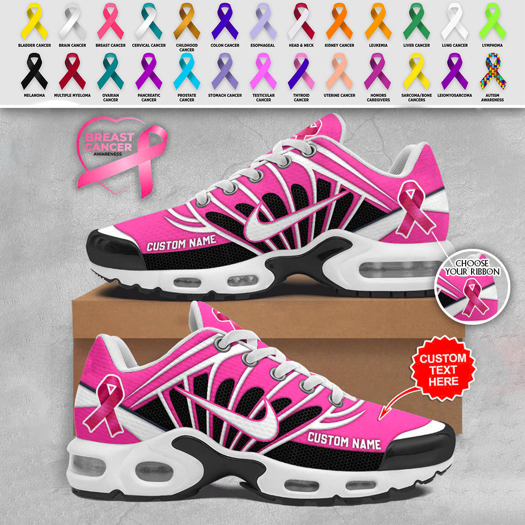 [LIMITED EDITION] Personalized Breast Cancer Awareness Air Max Shoes QUY4857
