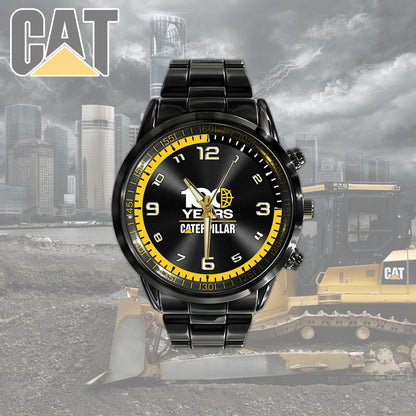 CAT 100 Years Personalized Black Hand Watch for fan-Limited Edition YVT1033