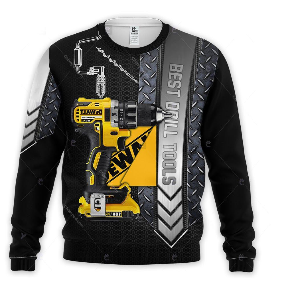 Best Drill Tools 3D All Over Printed Clothes HT16