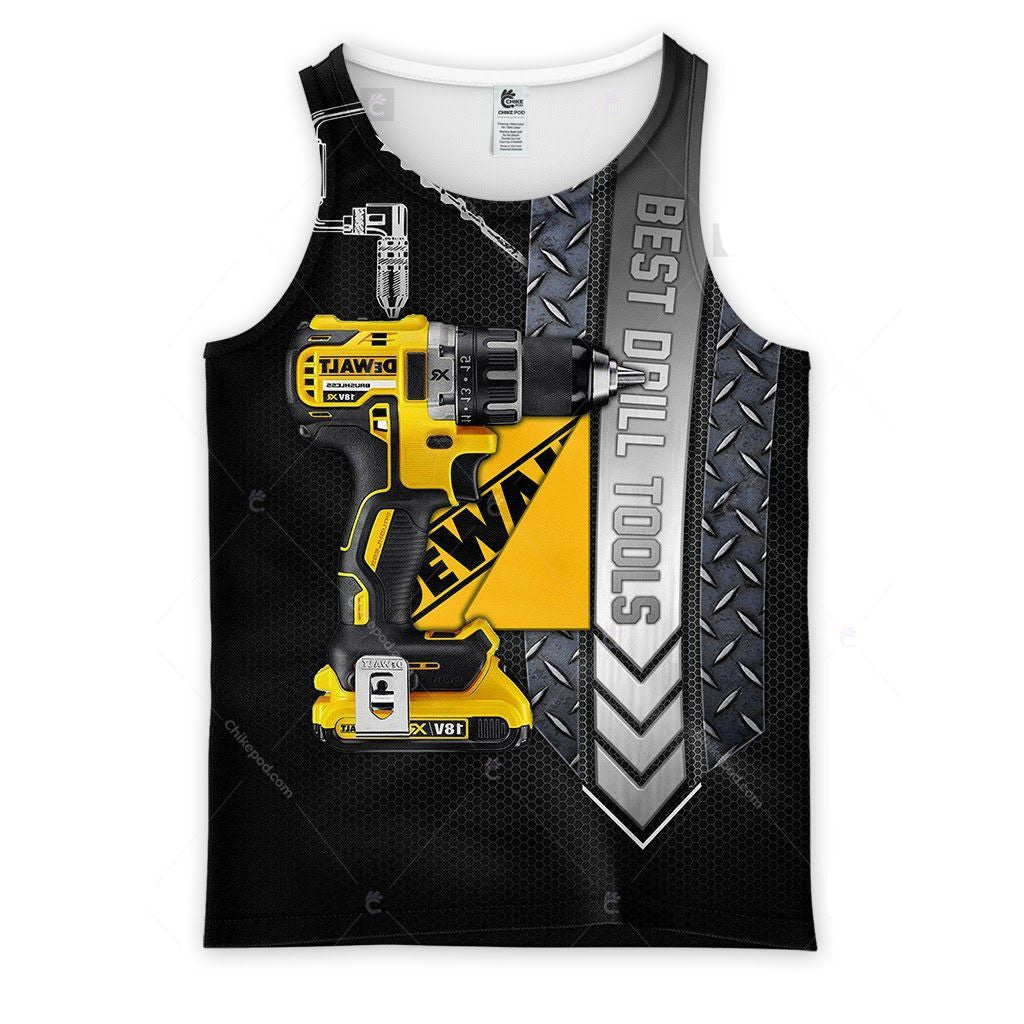 Best Drill Tools 3D All Over Printed Clothes HT16