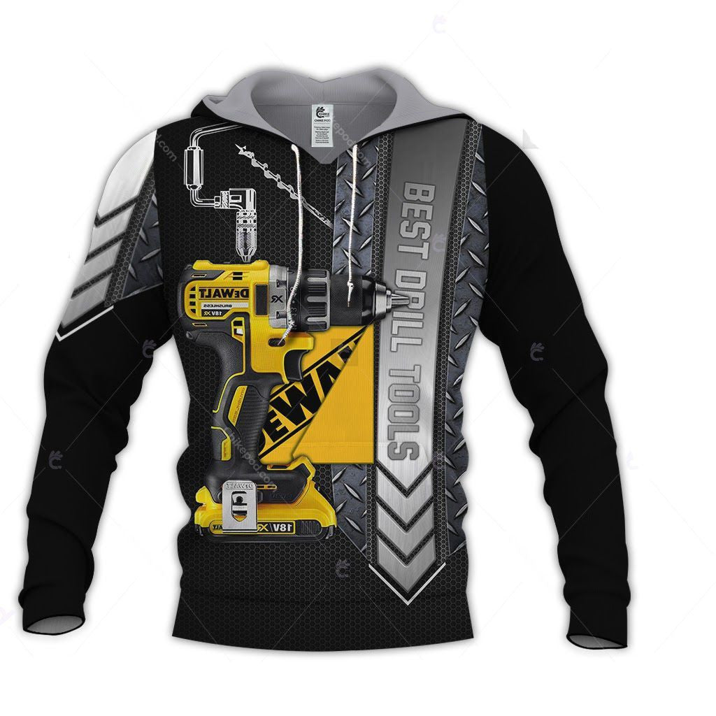 Best Drill Tools 3D All Over Printed Clothes HT16