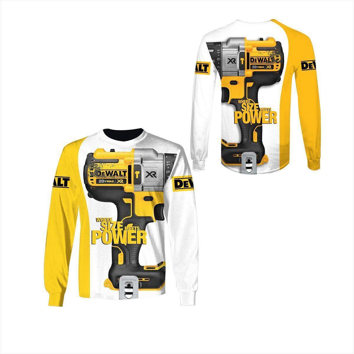 3D All Over Printed DW Power Tools NCT-HA Shirts Ver 1 (White)
