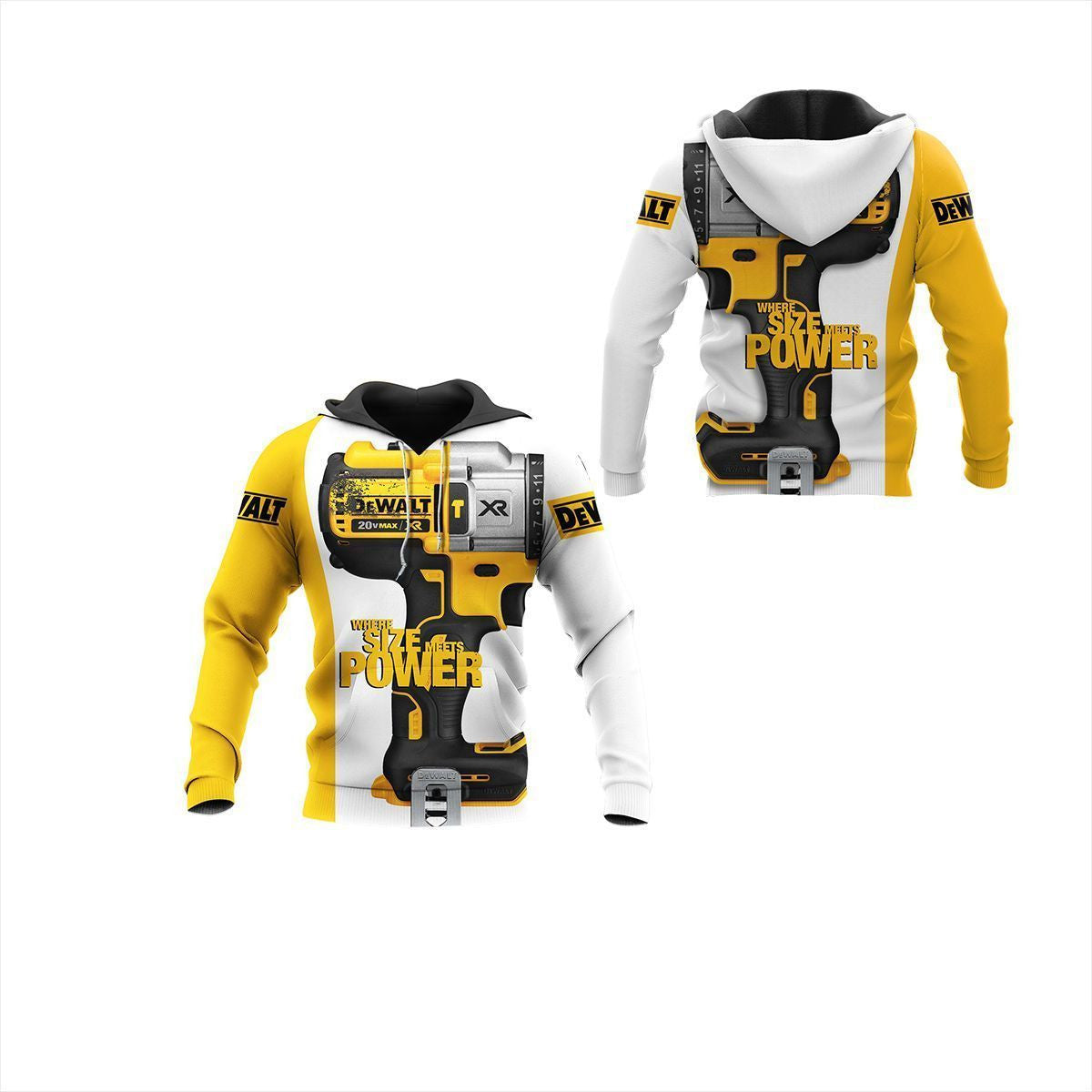 3D All Over Printed DW Power Tools NCT-HA Shirts Ver 1 (White)
