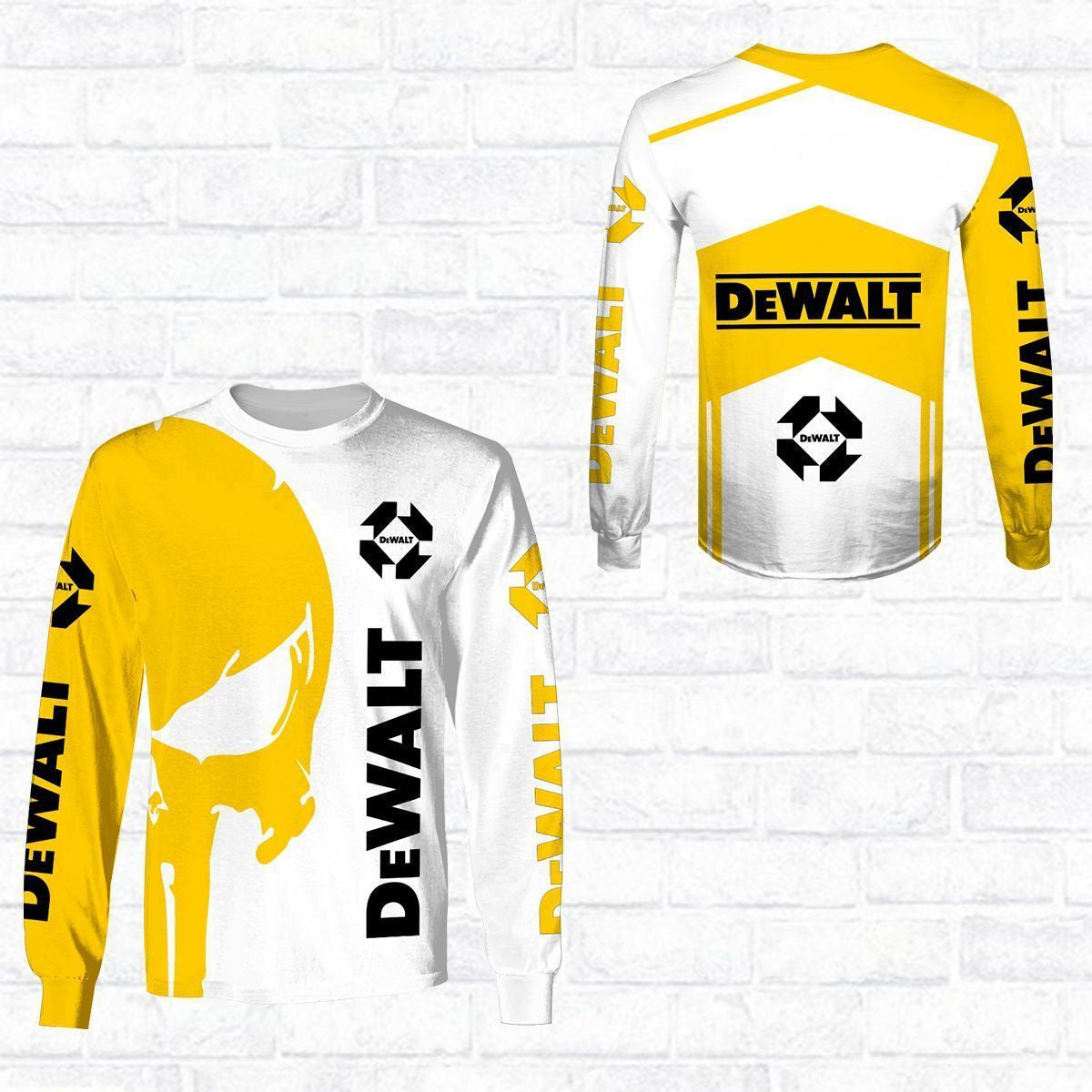 3D All Over Printed DW Power Tools DW Shirts Ver 4 (Mainly White)