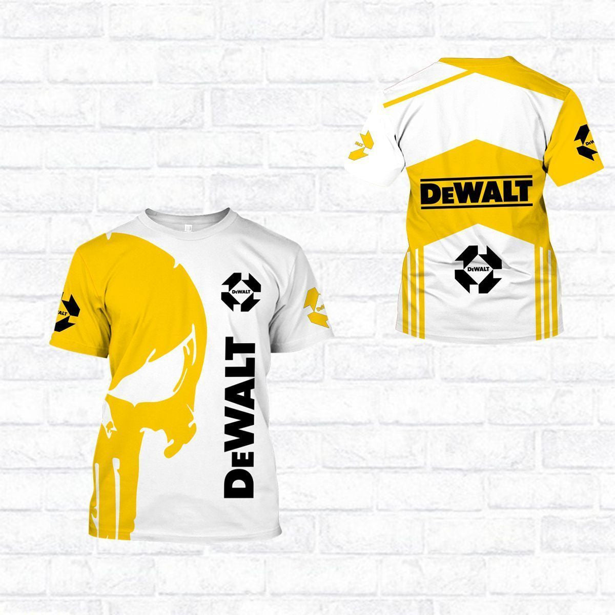 3D All Over Printed DW Power Tools DW Shirts Ver 4 (Mainly White)