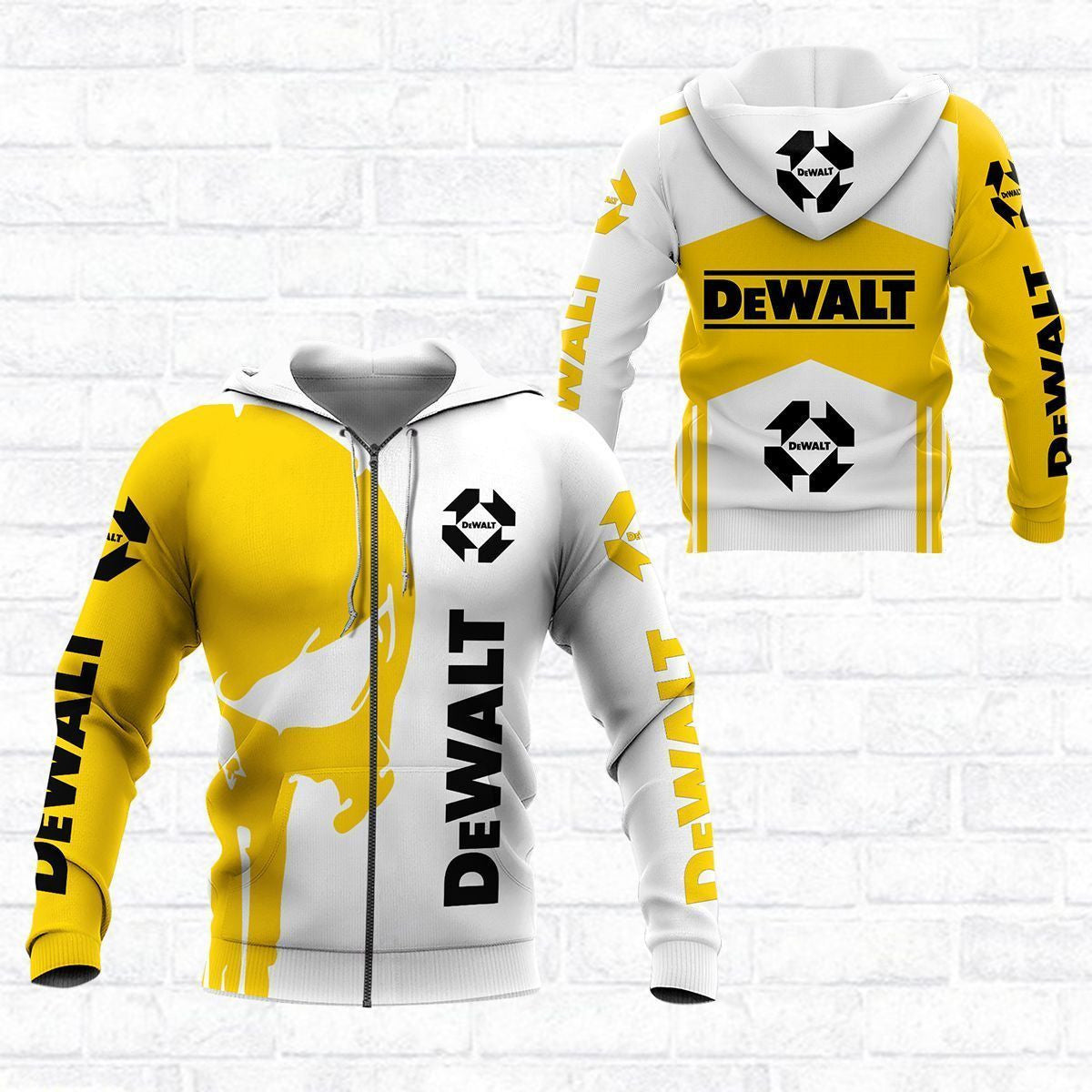 3D All Over Printed DW Power Tools DW Shirts Ver 4 (Mainly White)